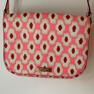 Kate Spade Pink Patterned Crossbody Purse